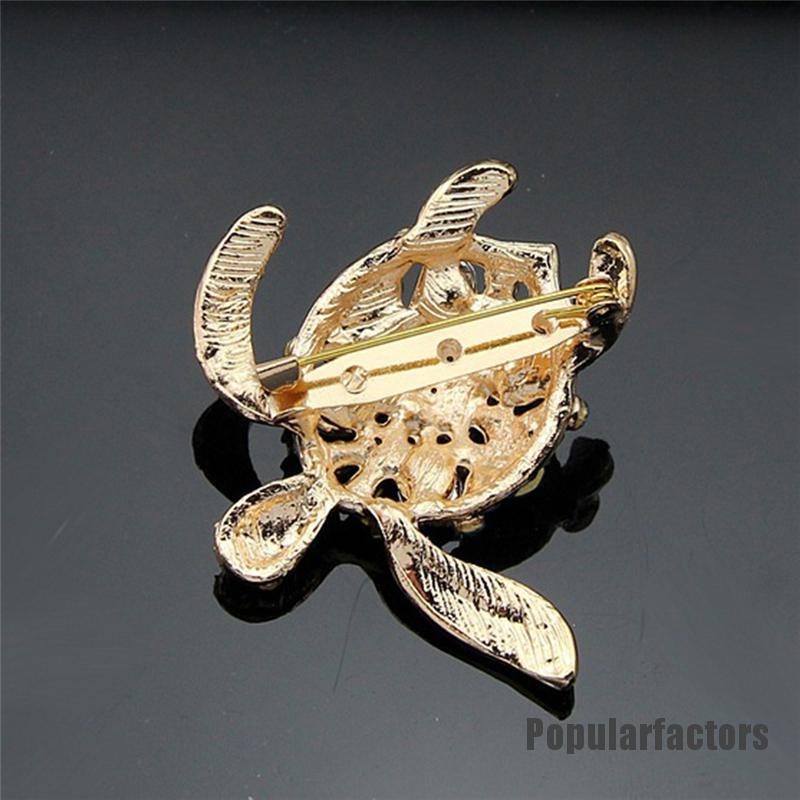 Ghim Cài Áo Hình Chú Rùa Thời Trang