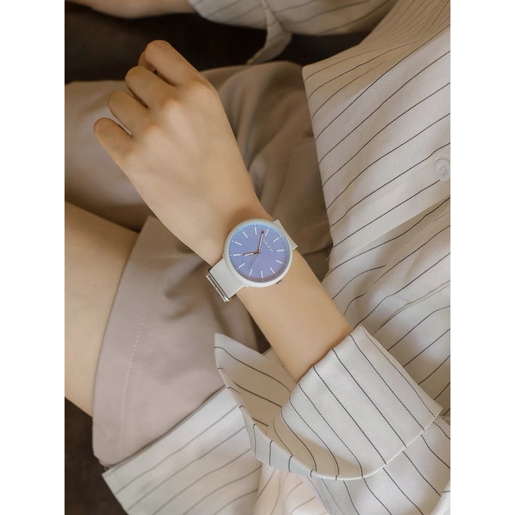 Đồng hồ nữ Kezzi 2266 dây cao su size mặt lớn