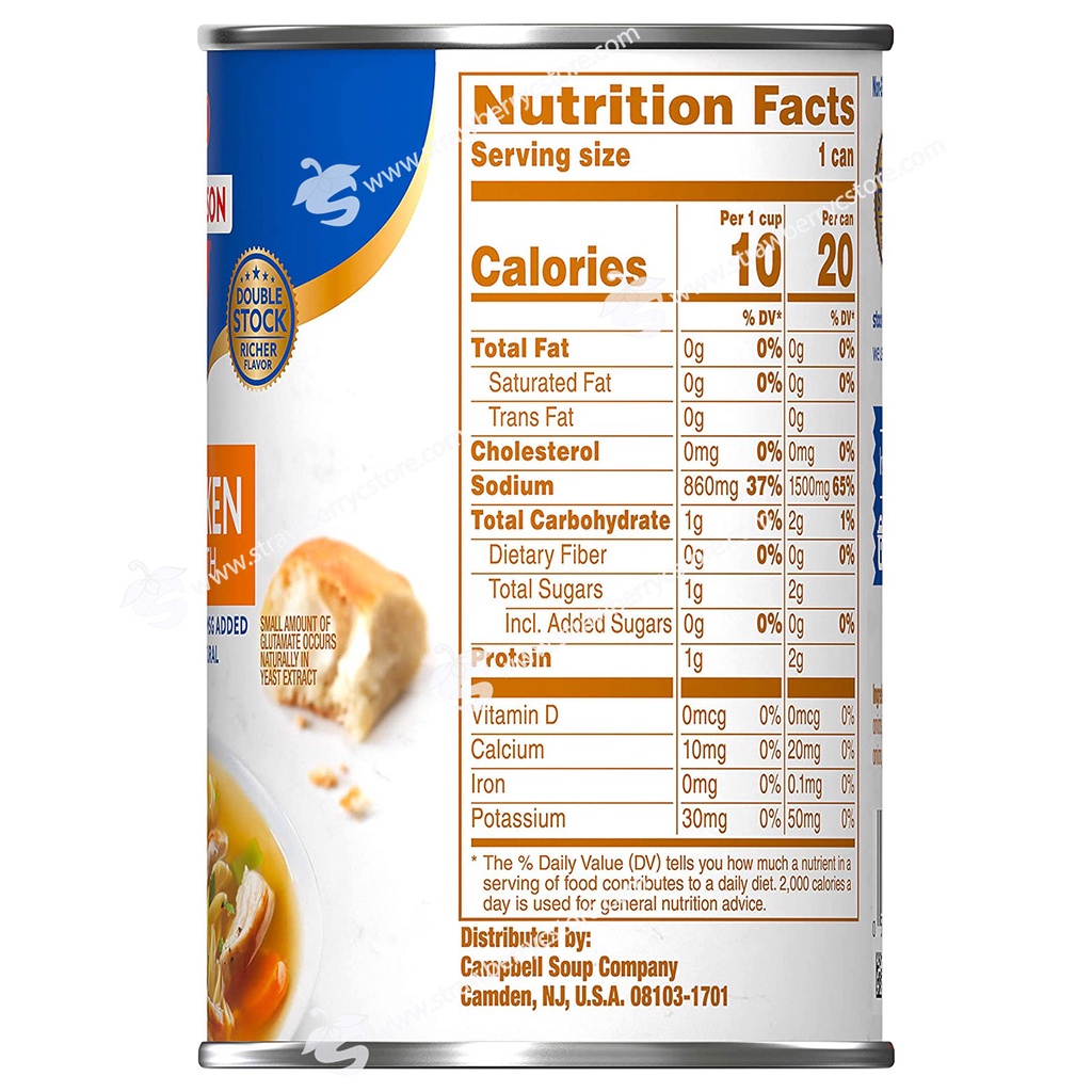 Nước Dùng Gà, 100% Nguyên Liệu Tự Nhiên Swanson Chicken Broth, Lon 411g