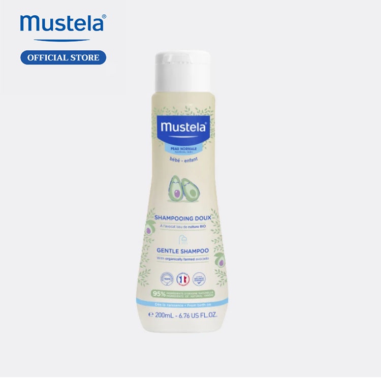 Dầu Gội Cho Trẻ Sơ Sinh & Em Bé Da Thường Mustela 200ml