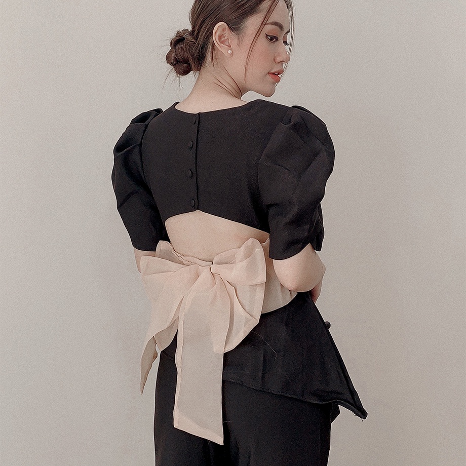 [BBSTORE'S] Áo Hở Lưng Cột Nơ Sau -TK146