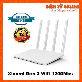 Bộ phát Wifi Xiaomi Router Gen 3 AC Gigabit 1200Mb