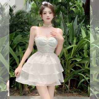 [Vui lòng nhắn tin shop trước khi đặt đơn] ĐẦM DỰ TIỆC 2 DÂY  SANG CHẢNH 4750