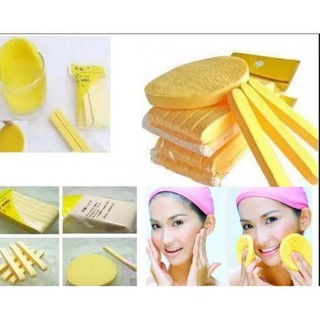 Bông Mút Rửa Mặt Nhật Bản Cao Cấp Gói 12 Que