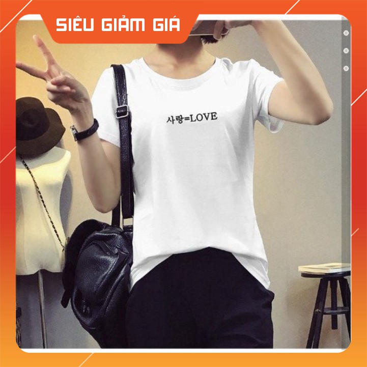 I-868 Áo Thun Nữ Tay Ngắn In Love [Hàng Đẹp Giảm Giá]