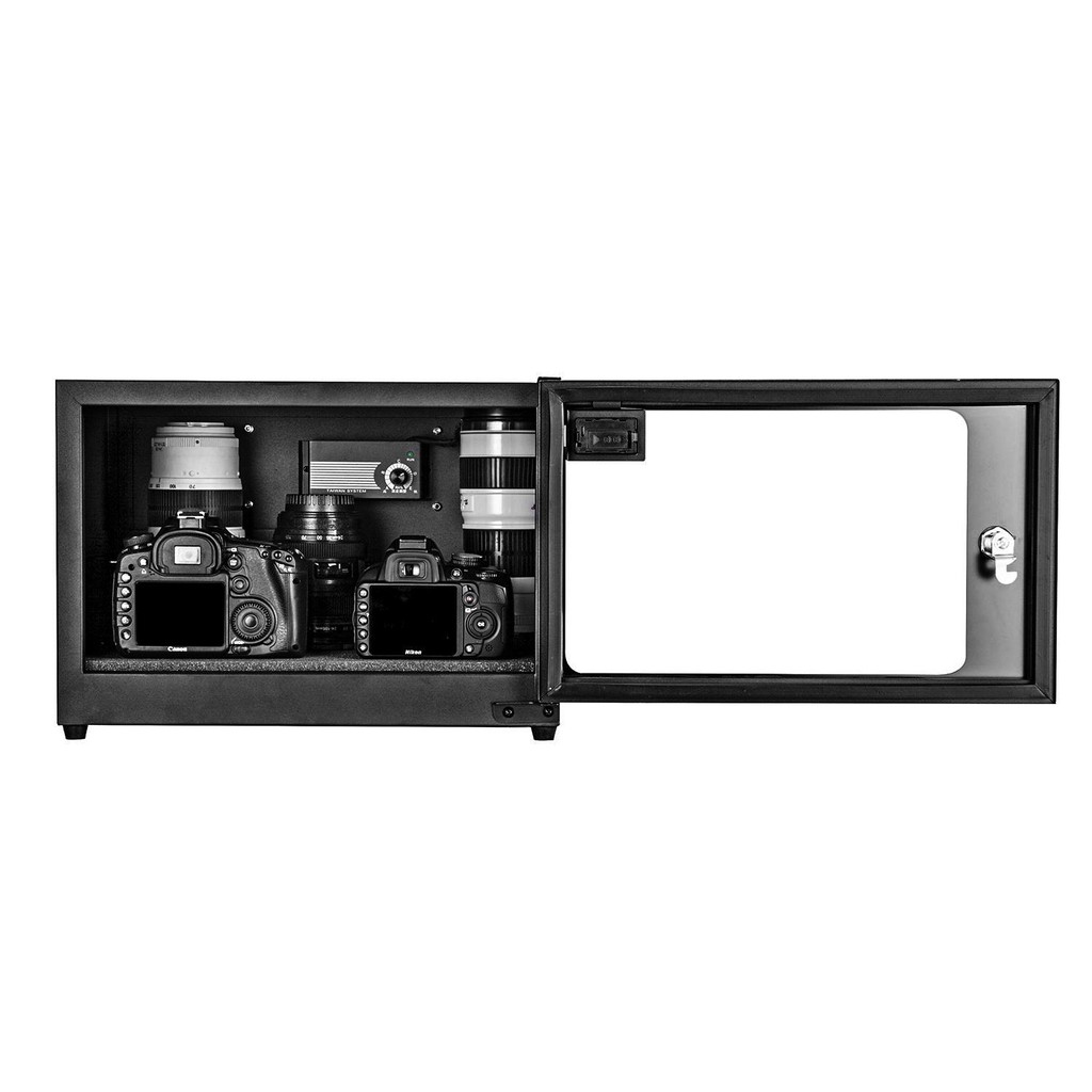 Tủ chống ẩm máy ảnh 20 lít Andbon AB-21C, hộp chống ẩm máy ảnh 20l đồng hồ LED giá rẻ tiết kiệm điện