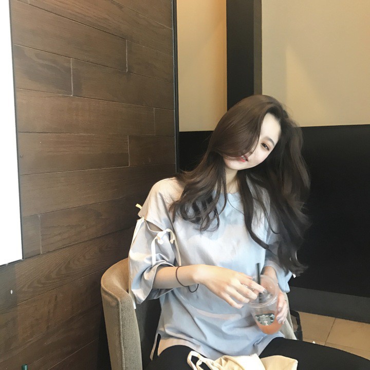 Áo tay loe phối dây thắt nơ kiểu dáng thời trang | BigBuy360 - bigbuy360.vn