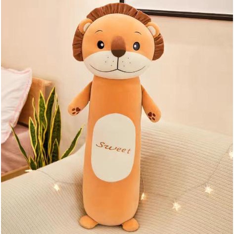 Gối Ôm Thú Nhồi Bông Cho Bé Loại Siêu Mềm Hình Thỏ Con Size 90cm Siêu Dễ Thương