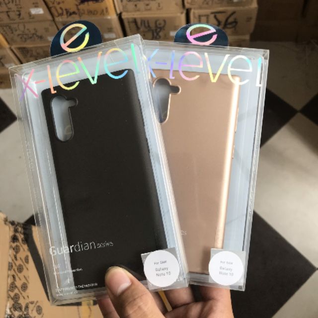 Ốp dẻo Samsung Galaxy Note 10 X-level nhám chống vân tay