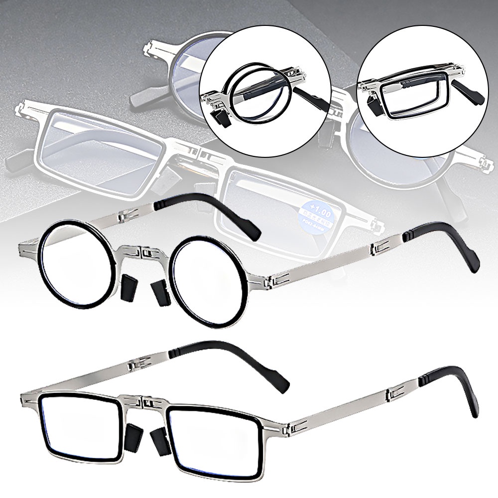 Ultra Kính Đọc Sách Có Thể Gấp Gọn Bằng Titan Siêu Nhẹ