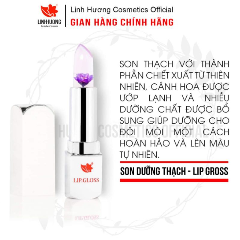 Son Thạch Ướp Hoa Dưỡng Môi - Bờ Môi Căng Mọng, Quyến Rũ