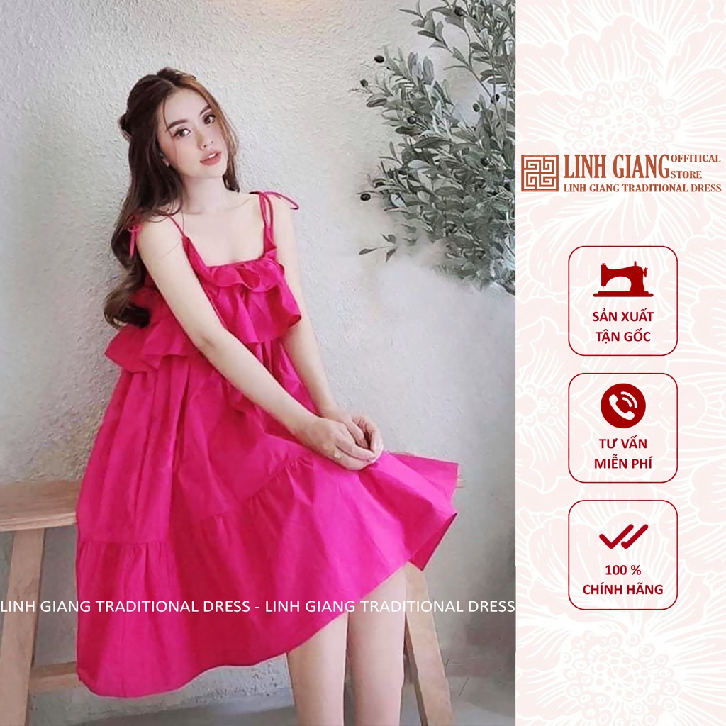 Váy baby Doll _ Chất thô _ LINH GIANG