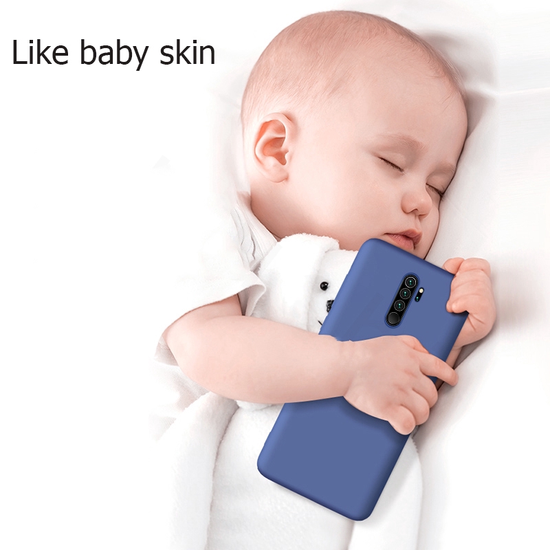 Ốp điện thoại silicon siêu mỏng màu trơn cho Xiaomi Redmi Note 8 Pro Redmi 8 8A