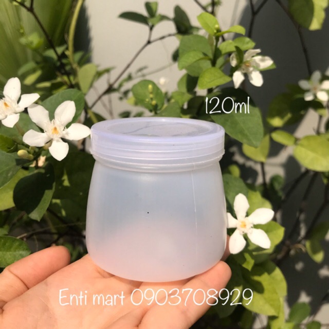 Hũ sữa chua nhựa 120ml hàng chất lượng ( MS30)