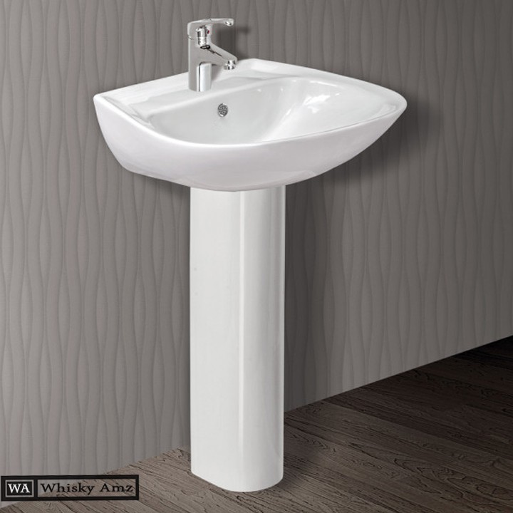 Chậu rửa lavabo C011 tráng men công nghệ cao ,chính hãng , cao cấp bảo hành 10 năm chất men .