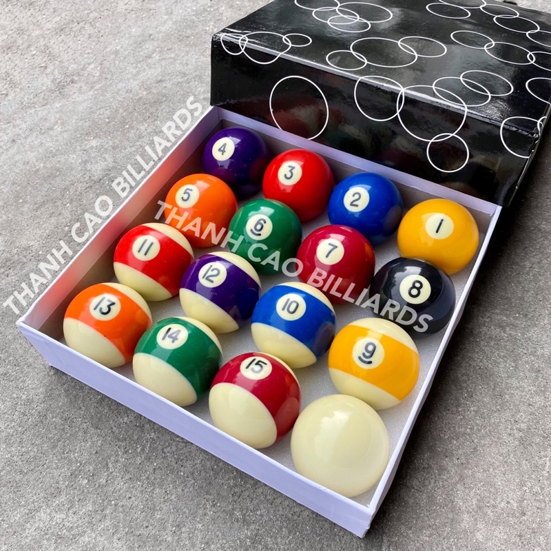 Bộ 16 Bóng Bi-a Lỗ Giá Rẻ Kích Thước 56mm | Chơi Giải Trí Tại Nhà | Bóng Bida Cho Người Mới Bắt Đầu