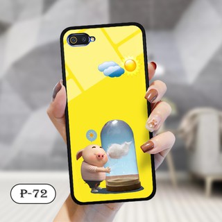 Ốp kính in hình cute Realme C2