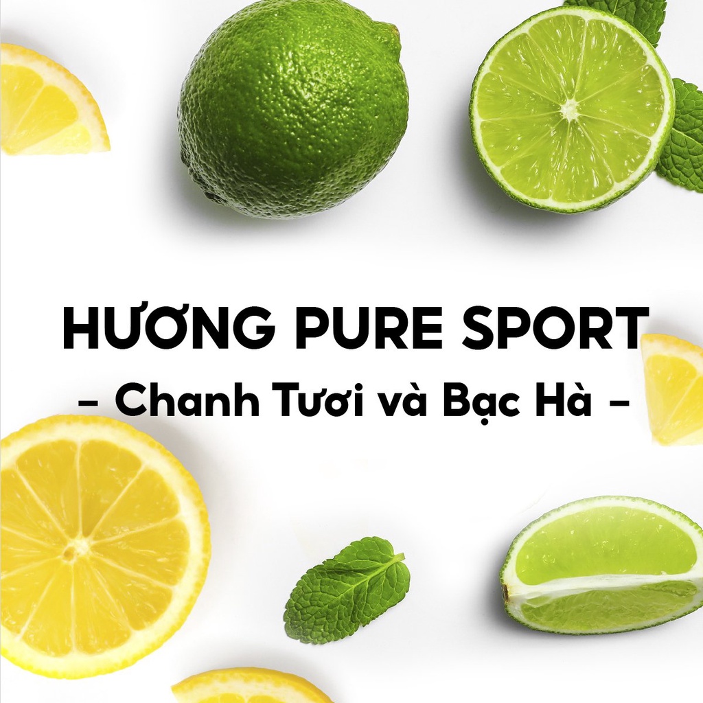 Sữa Tắm Old Spice Pure Sport &amp; Fresh Fraicheur 532ml Mùi hương Thể Thao Chính Hãng Mỹ