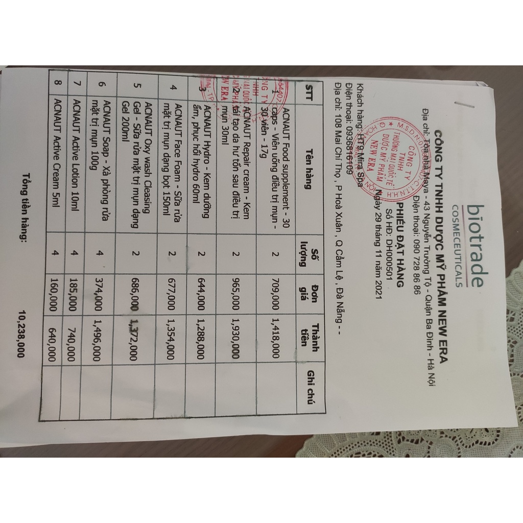 DUNG DỊCH CHẤM MỤN ACTIVE LOTION BIOTRADE ACNAUT 10ml