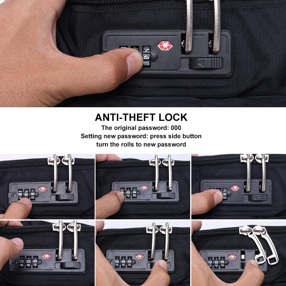 Túi Đựng Laptop Có Khóa Số Chống Trộm Phong Cách Hippa | BigBuy360 - bigbuy360.vn