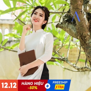 Áo Dài Trắng Học Sinh Lụa Nhật- Áo Dài Tân Thời May Đo Thủ công