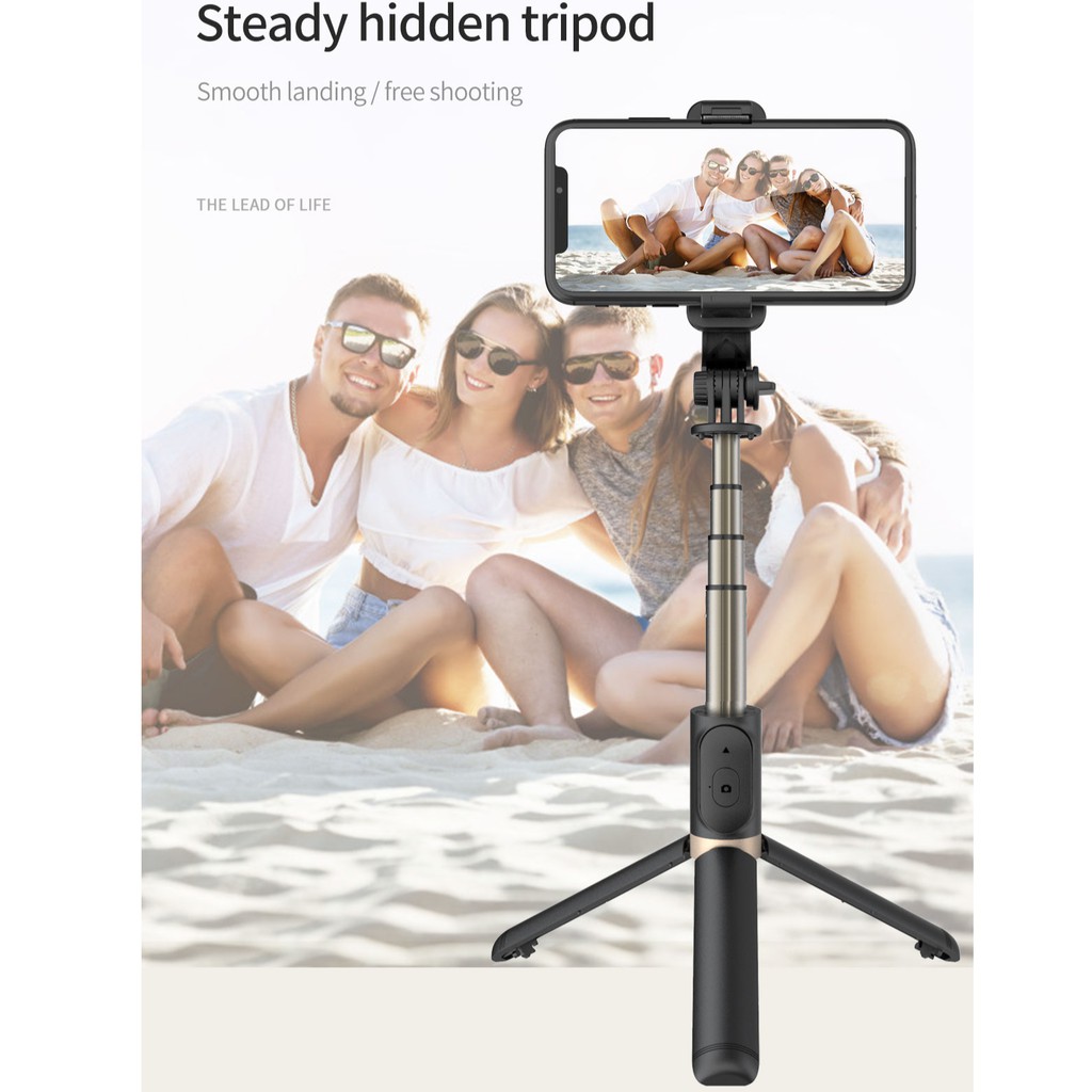 Gậy Chụp Ảnh Selfie 360 Độ Cho Iphone 11 / 11 Pro / Xs / Xr / X / 8 / 7 / 6, Android, Samsung, 3.5-6 Inch