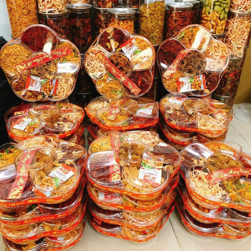 Khay khô bò hoa mai mix 6 loại | BigBuy360 - bigbuy360.vn