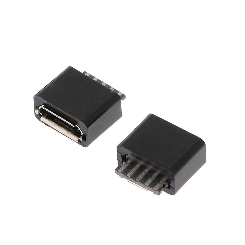 Bộ 10 Đầu Nối Micro Usb 5 Pin Diy Tiện Dụng Ốp