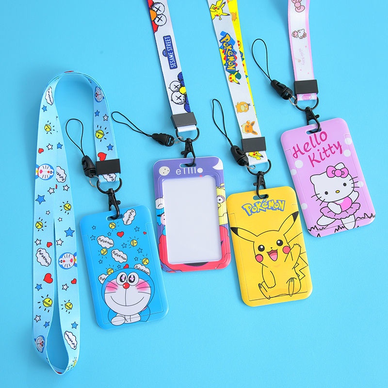 Dây đeo thẻ xe buýt họa tiết hoạt hình xinh xắn