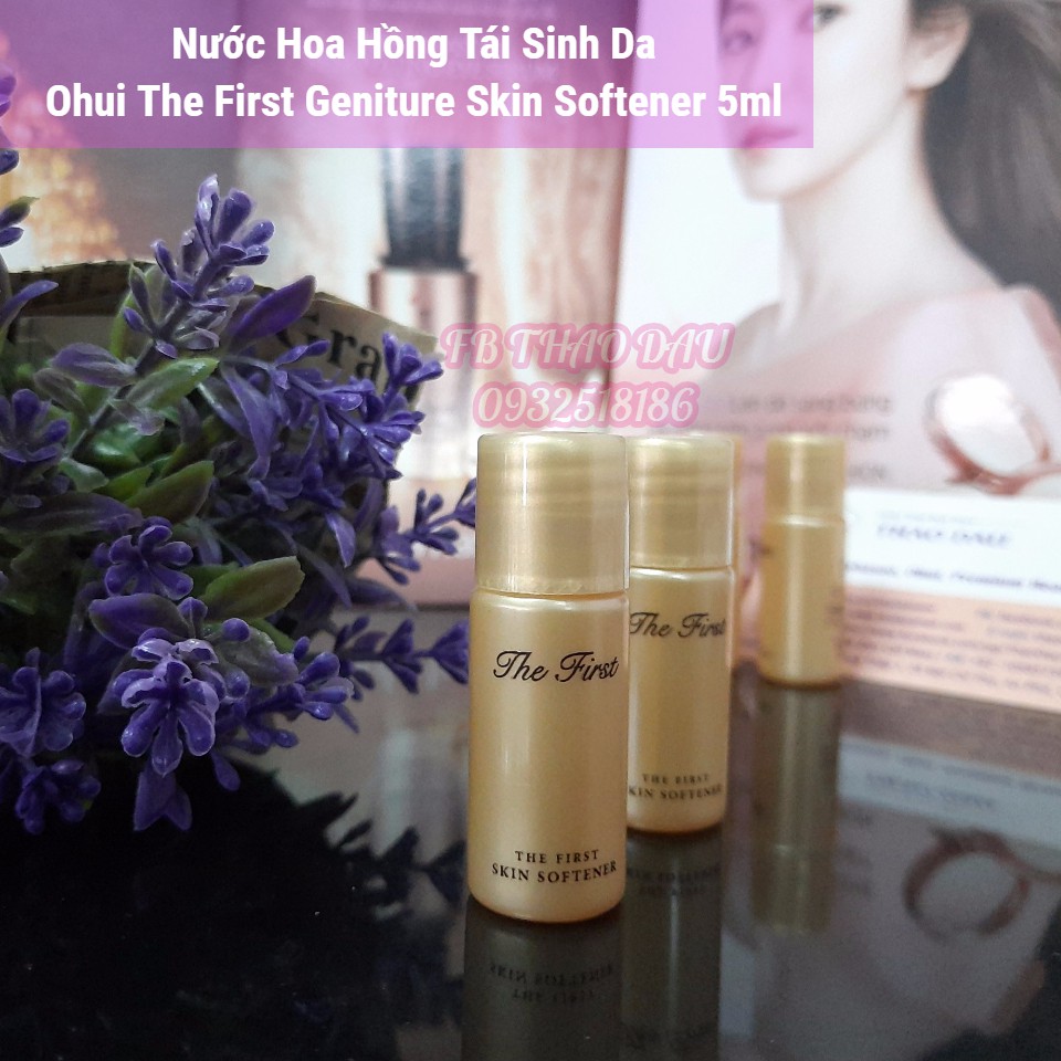 10 chai Nước Hoa Hồng Ohui The First Geniture Skin Softener 5ml