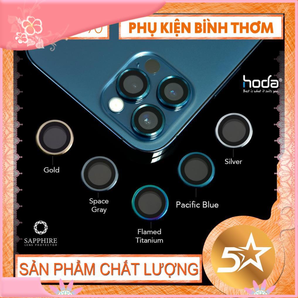 Kính Cường Lực Camera Cao Cấp Hoda Sapphire Chính Hãng IPhone 12 Pro Max / 12 Pro / 11 Promax / 1
