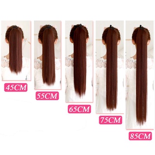 Tóc giả đuôi ngựa thẳng dài 45-85cm