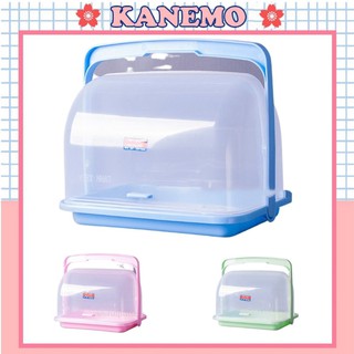 Khay úp ly có nắp Kanemo nhựa Việt Nhật có quai xách 1360
