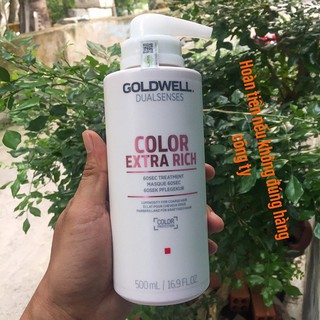 #goldwell_đức Dầu hấp giữ màu GOLDWELL DUALSENSES COLOR EXTRA RICH REPAIR 60SEC TREATMENT ĐỨC 500ml [Sale giá chuẩn]