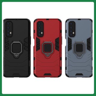 Ốp lưng realme 7 chống sốc iron man gắn giá đỡ iring hỗ trợ xem video, chống va đập mạnh