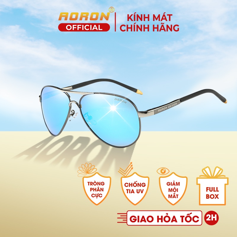 Kính Mát Nam Nhiều Màu Thời Trang Chống Lóa Aoron AK015 AORON