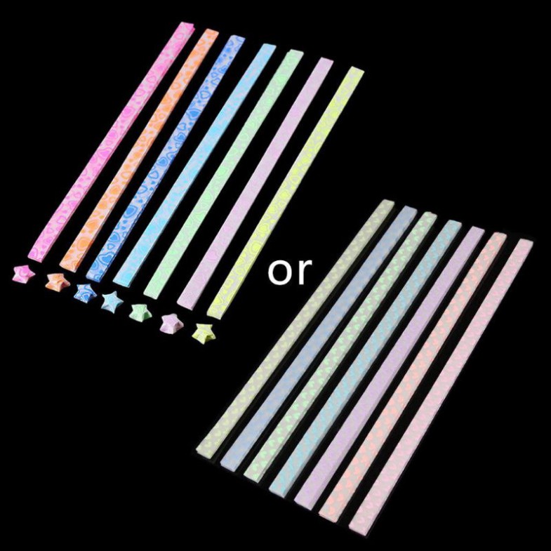 Sale 69% Set 30 giấy xếp sao may mắn phản quang phong cách origami xinh xắn, RANDOM Giá gốc 21000đ- 25C19