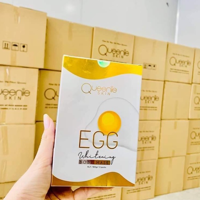 Body Egg mask whitening ( tắm trắng trứng vàng 3 gói) | BigBuy360 - bigbuy360.vn