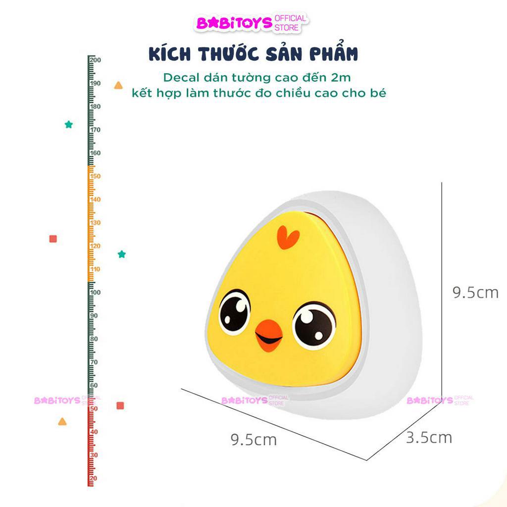 Bộ chạm nhảy tăng chiều cao ĐẾM TIẾNG VIỆT bộ máy chuông bấm đập nhảy thử thách kèm thước dán tường đo chiều cao cho bé