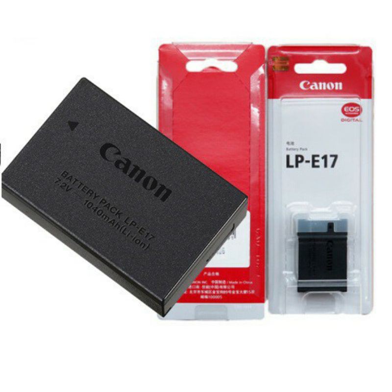 Pin Canon LP E17 dung lượng cao hàng nhập khẩu-Canon 750D, 760D, 800D, KISS X8I, REBEL T6S, T6I, EOS M3, M6