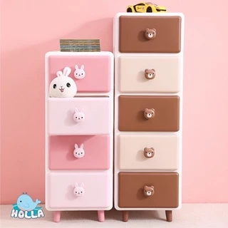 Tủ Ngăn Kéo Đa Năng Gấu Thỏ Cao Cấp Holla Chính Hãng
