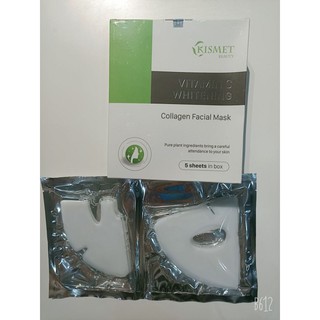 Mặt nạ Collagen trắng sáng _ mặt nạ vitamin C dưỡng trắng mờ thâm
