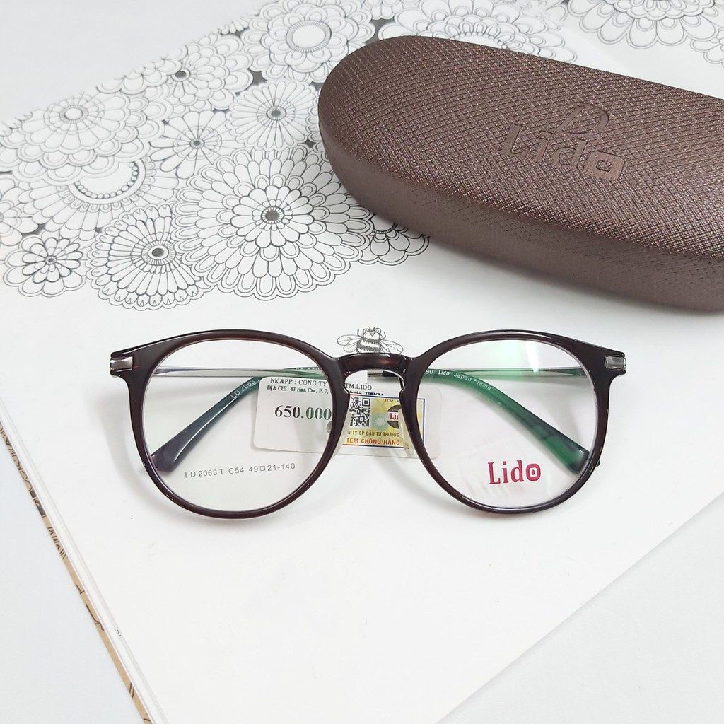 Gọng kính Nhật LIDO TR90 càng Titanium Frame Japan