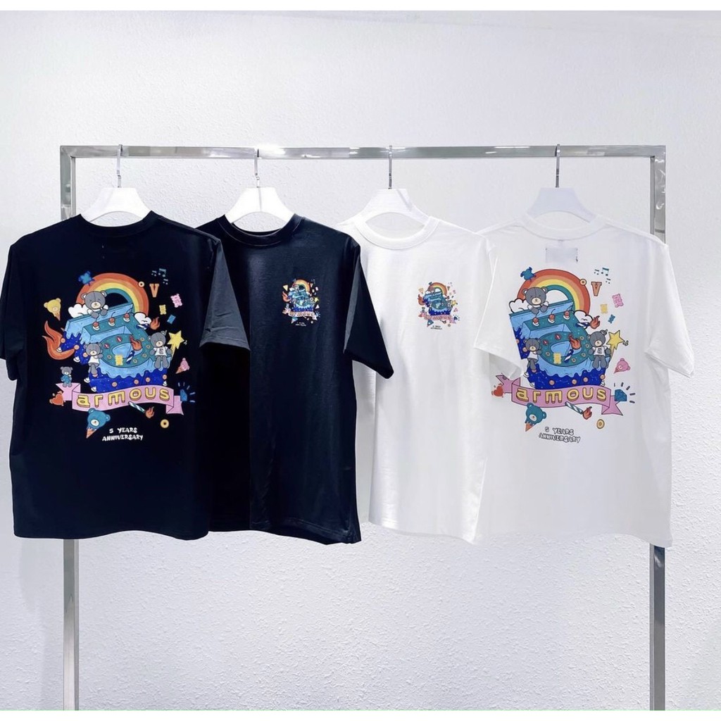 Áo thun tay lỡ Unisex nam nữ Áo phông oversize form rộng Ulzzang Streetwear