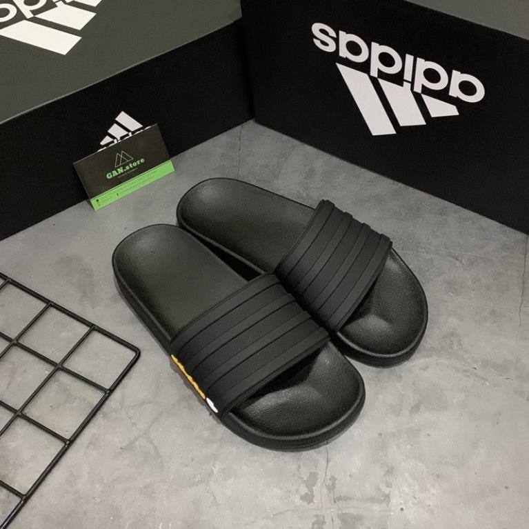 DÉP ADIDAS ADILETTE BÁNH MÌ ĐEN - Dép full box êm đẹp rạng ngời XPY
