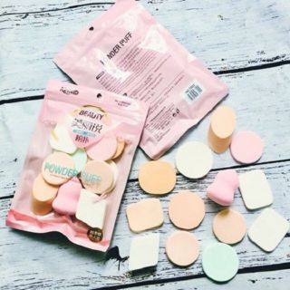 Bông phấn Keli tán kem nền 13 miếng