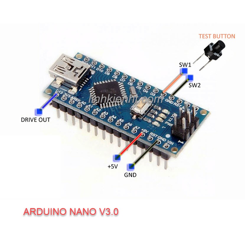 Sản phẩm Kit Arduino Nano CH340 Chất Lượng Cao (BH 06 Tháng)