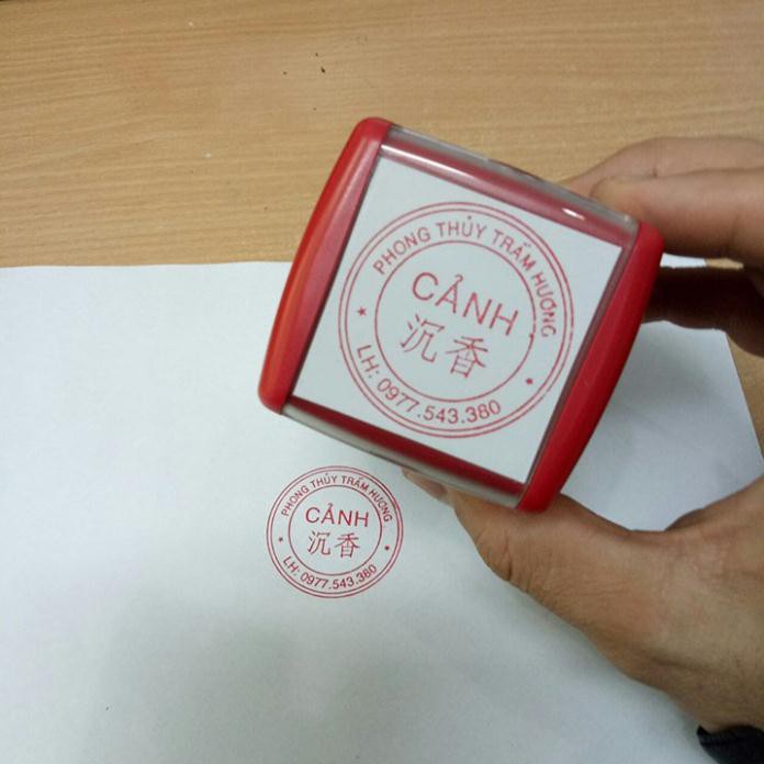 Khắc dấu tròn Công Ty, Logo..vvv