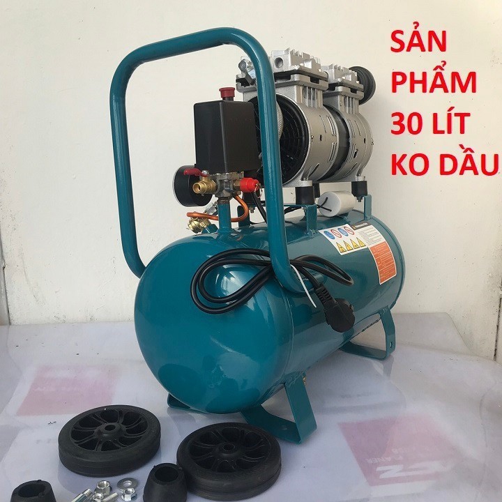 Siêu khỏe !!! Máy nén khí không dầu bình 30L công suất 600W