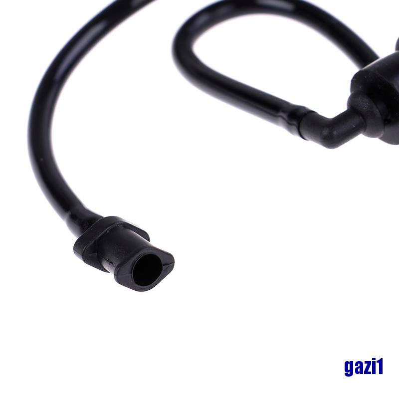 (gazi1) Black replacement coil acoustic air tube earplug for radio earpiece headset